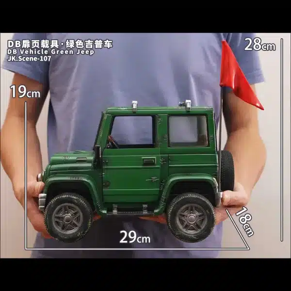 Dragon Ball Jacksdo Studio Vehicle Green Jeep Resin Statue 6