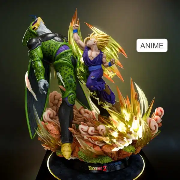 Dragon Ball KD Collectibles Gohan vs Cell Resin Statue 2 2