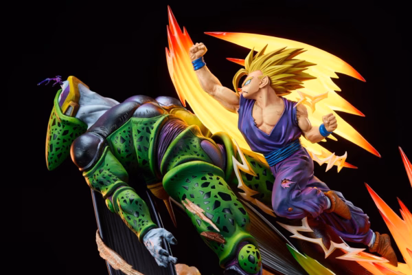 Dragon Ball KD Collectibles Gohan vs Cell Resin Statue 3