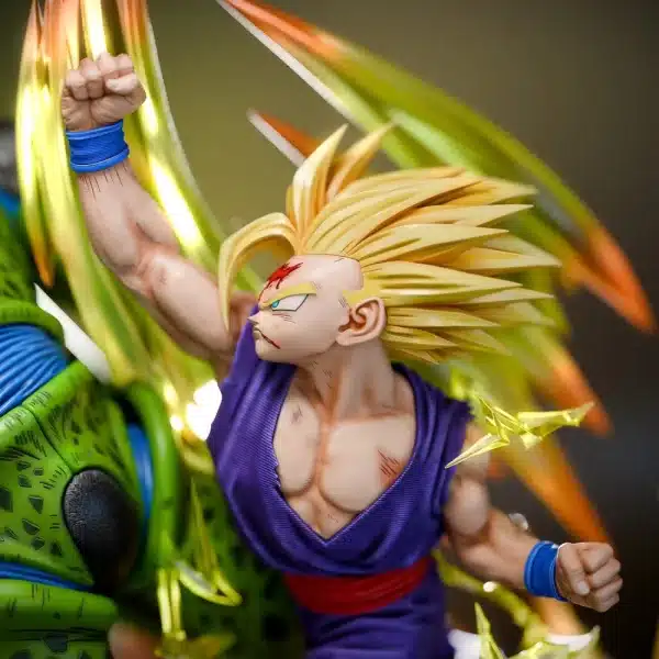Dragon Ball KD Collectibles Gohan vs Cell Resin Statue 3