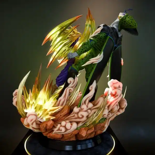 Dragon Ball KD Collectibles Gohan vs Cell Resin Statue 4