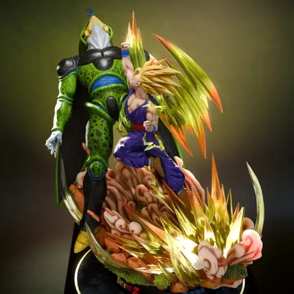 Dragon Ball KD Collectibles Gohan vs Cell Resin Statue 5