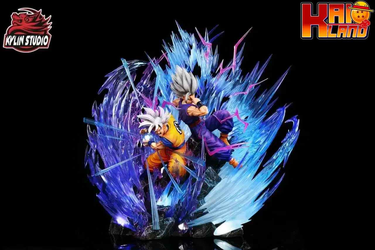 Dragon Ball Kylin Studio Goku UI X Gohan Beast Resin Statue