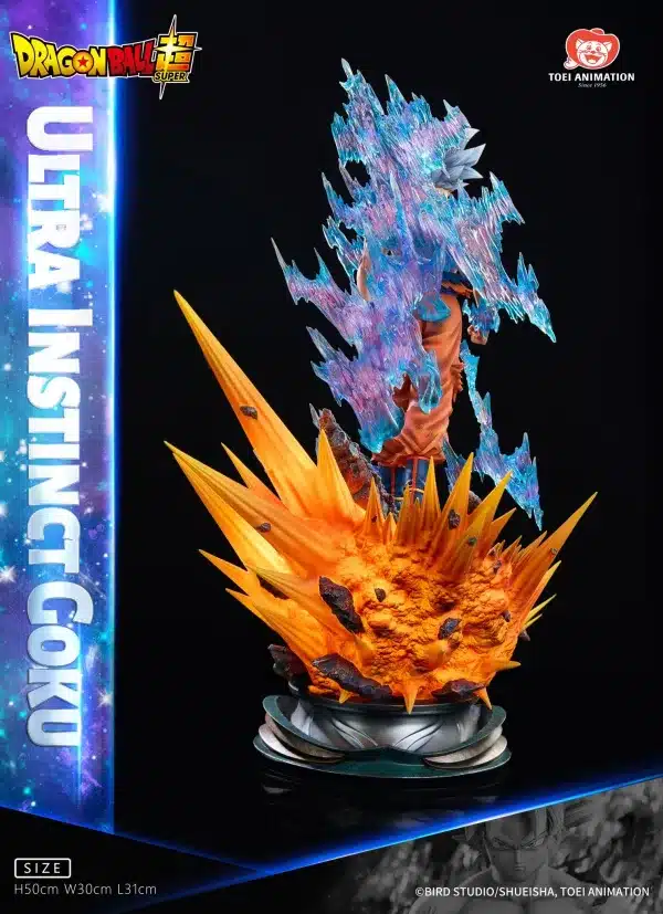 Dragon Ball Light Year Studio Ultra Instinct Goku Licensed Resin Statue 2 1
