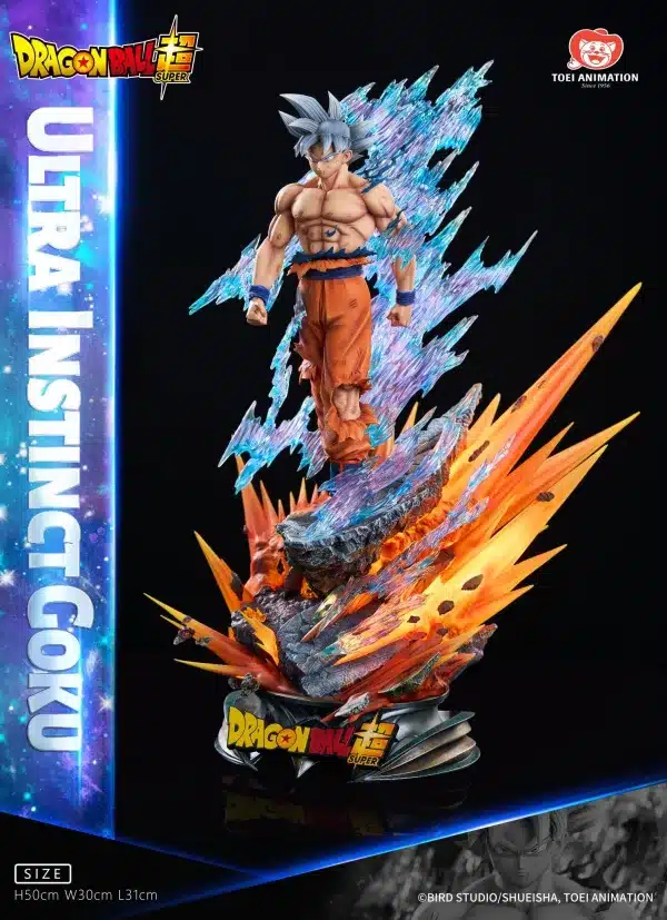 Dragon Ball Light Year Studio Ultra Instinct Goku Licensed Resin Statue 3 1