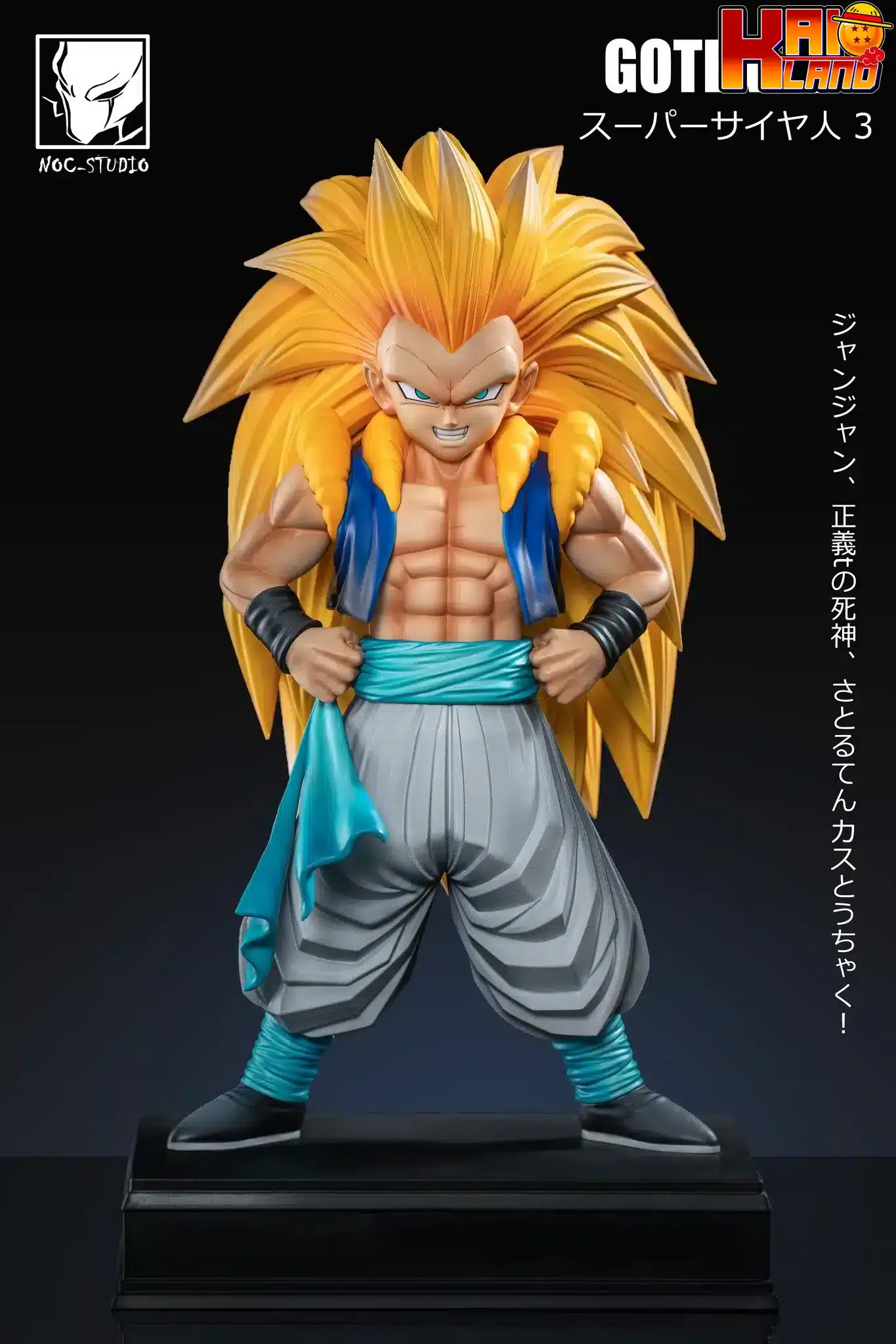 Dragon Ball Noc Studio Gotenks SSj3 Resin Statue