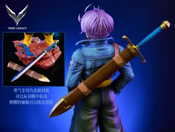 Dragon Ball Tron Legacy Studio Future Trunks Resin Statue 5 1