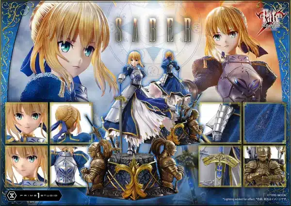 Fate Stay night Prime 1 Studio Saber Licensed Resin Statue 5