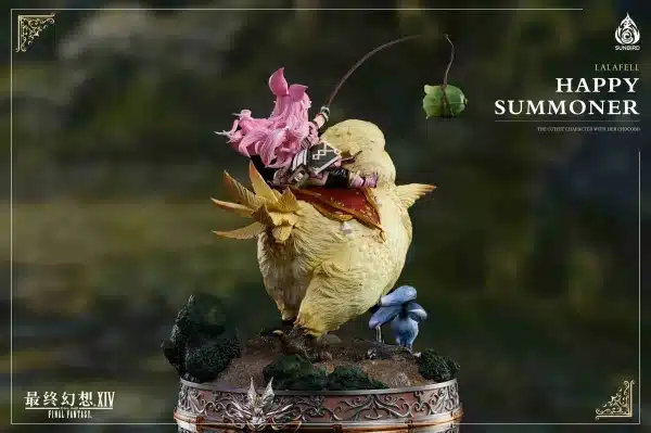 Final Fantasy XIV Sunbird Studio Lalafell Happy Summoner Resin Statue 4 1