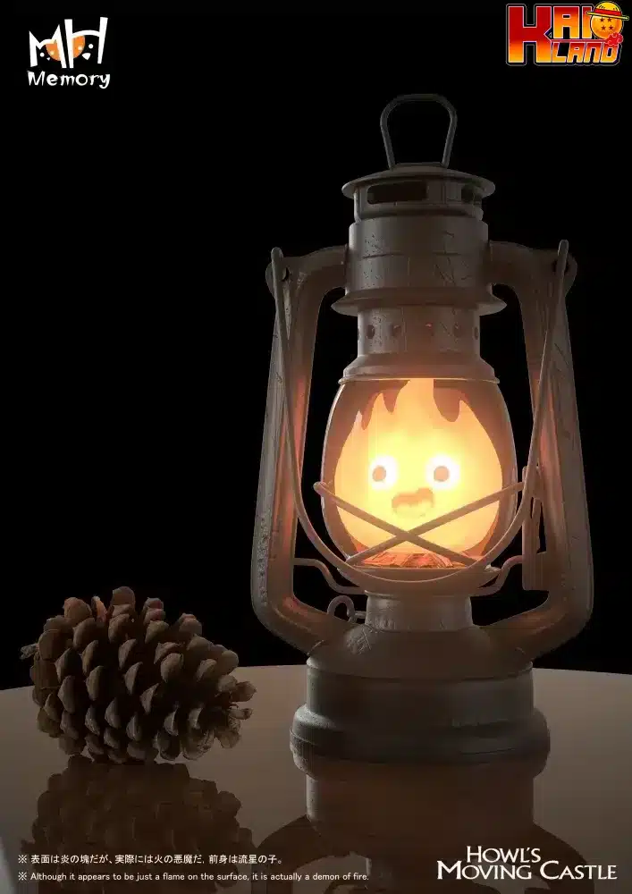 Howls Moving Memory Studio Calcifer Resin Statue
