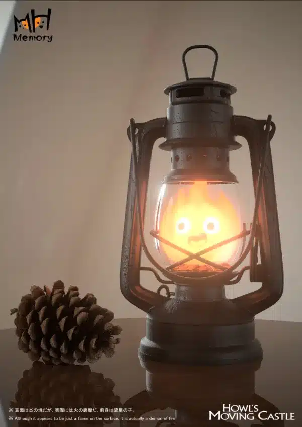 Howls Moving Memory Studio Calcifer Resin Statue 2