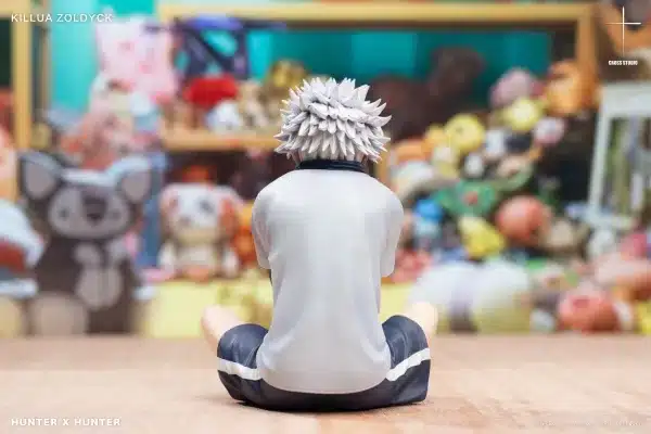 Hunter x Hunter Cross Studio Sitting Killua Resin Statue 3
