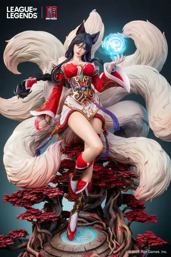 League of Legends Jimei Palace Ahri Licensed Resin Statue 7