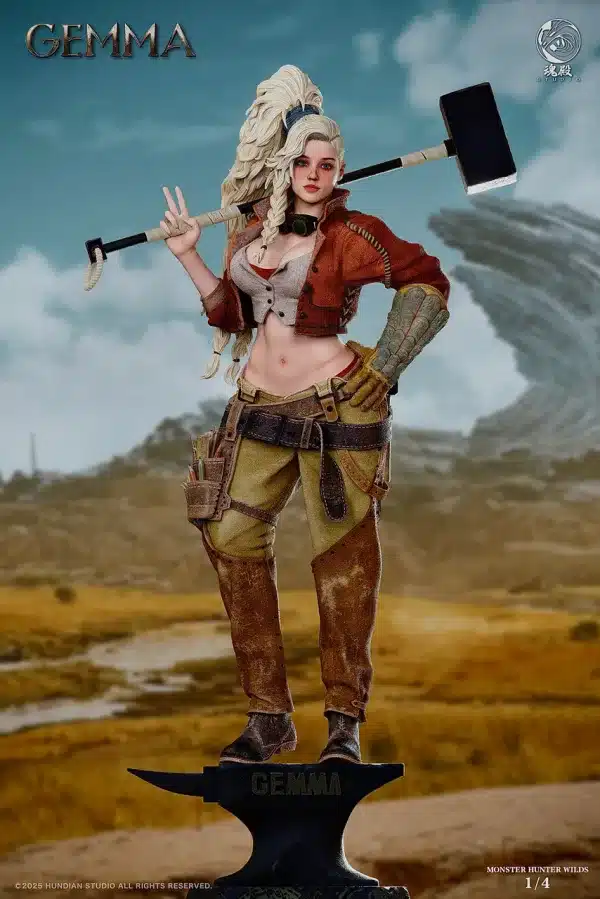 Monster Hunter HunDian Studio Gemma Resin Statue 1