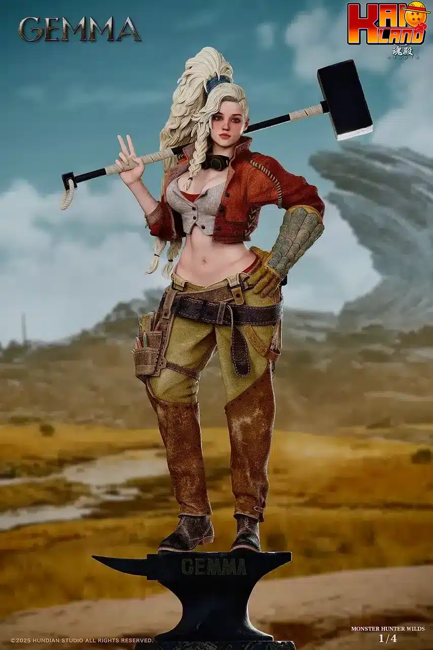 Monster Hunter HunDian Studio Gemma Resin Statue