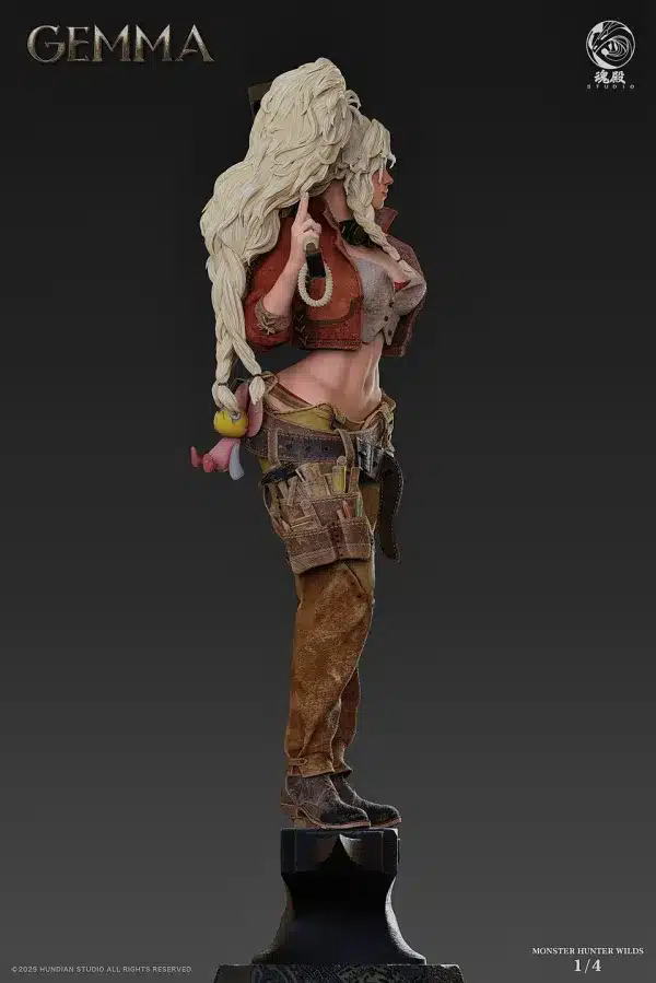 Monster Hunter HunDian Studio Gemma Resin Statue 2