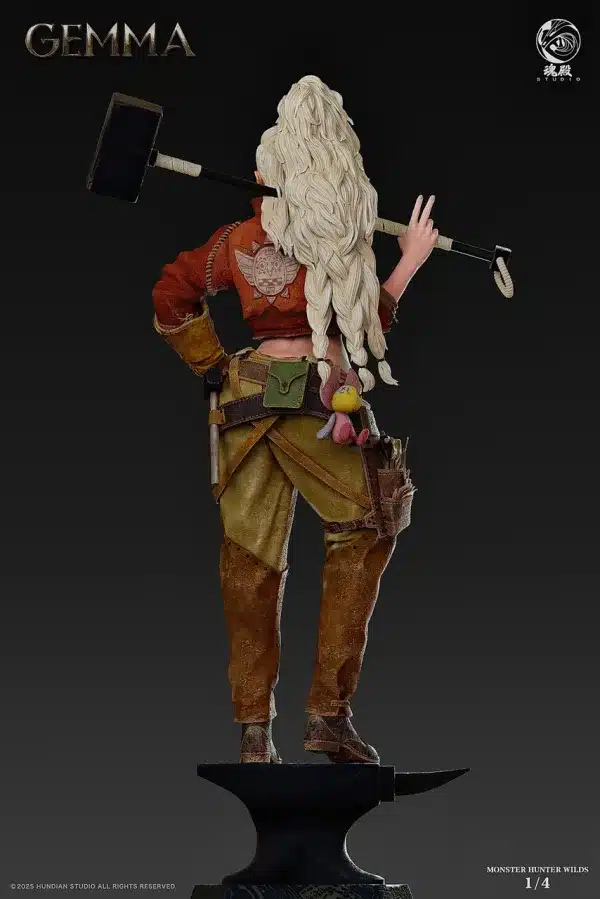 Monster Hunter HunDian Studio Gemma Resin Statue 3