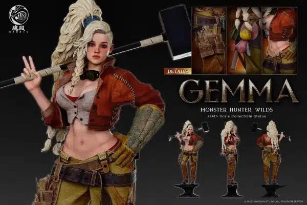 Monster Hunter HunDian Studio Gemma Resin Statue 4