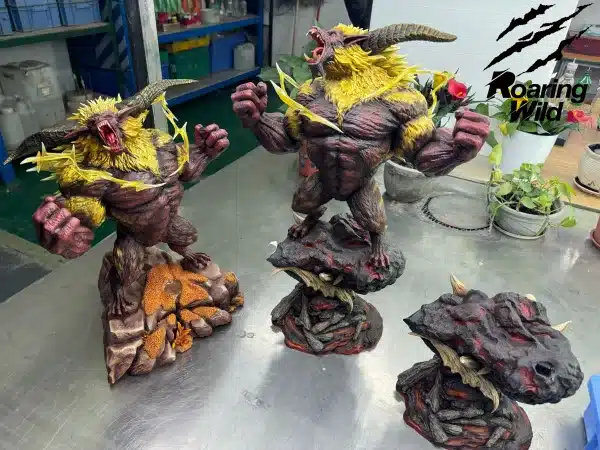 モンスターハンター ラージャン ヘッドスタチュー