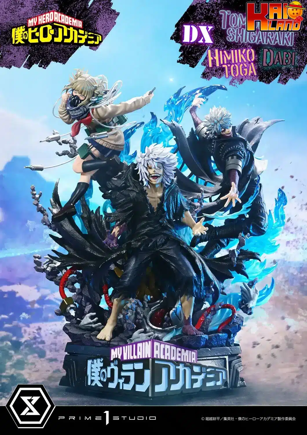 My Hero Academia Prime 1 Tomura Shigaraki x Dabi x Himiko Toga Licensed Resin Statue