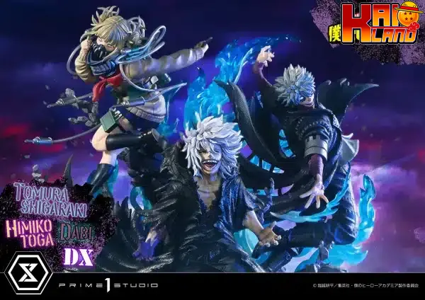 My Hero Academia Prime 1 Tomura Shigaraki x Dabi x Himiko Toga Licensed Resin Statue 2