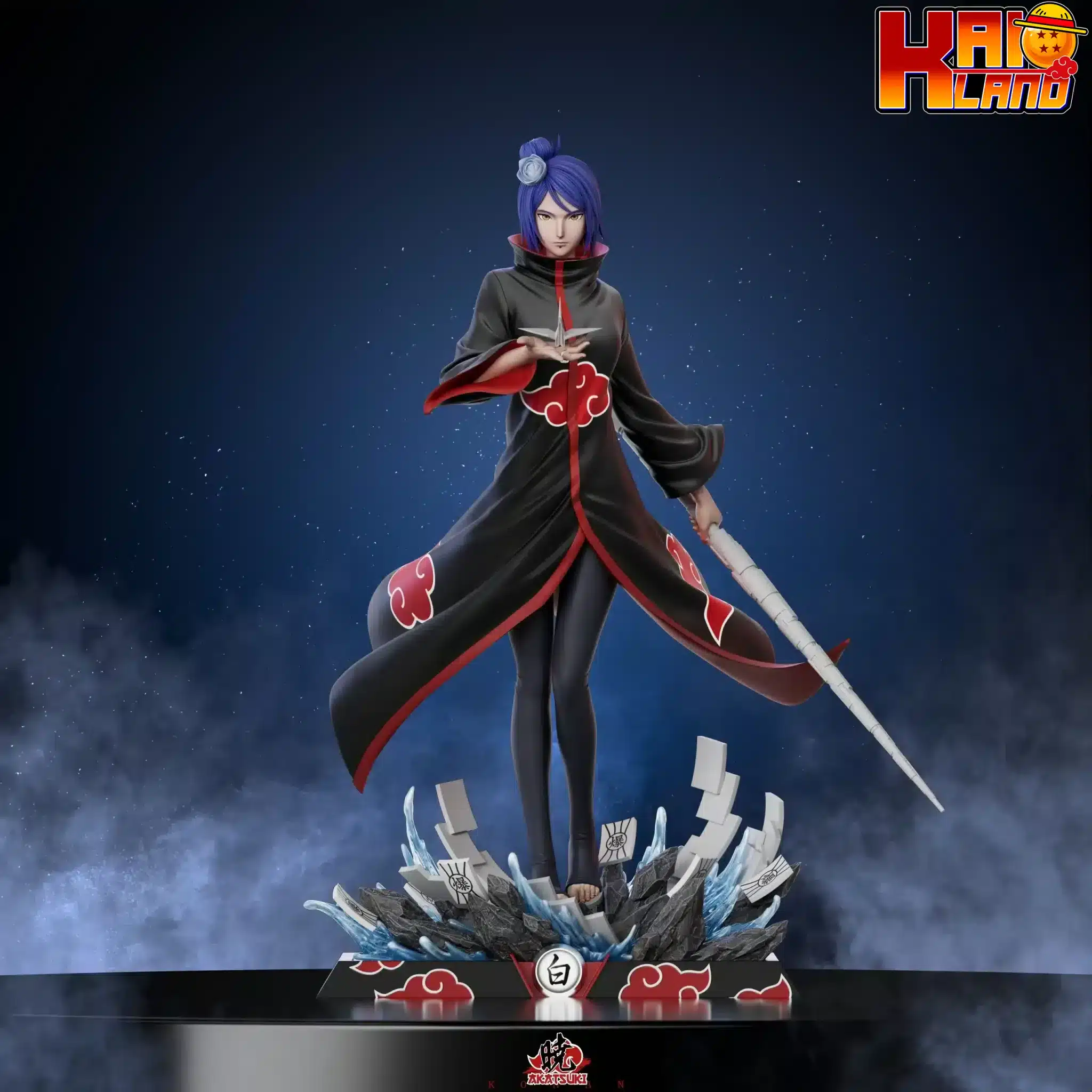 Naruto Akatsuki Studio Konan Resin Statue