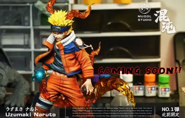 Naruto MUDDL Studio Final Valley Battle Naruto Uzumaki Resin Statue 2