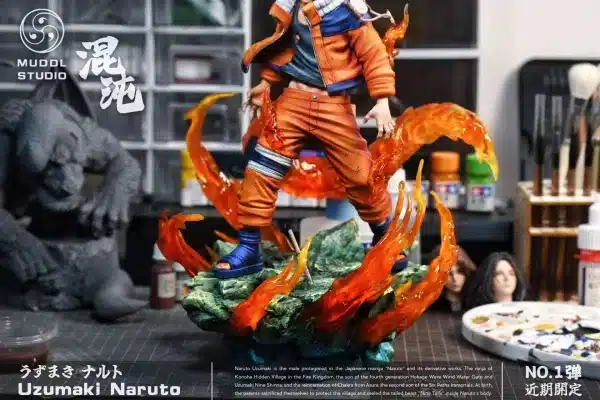 Naruto MUDDL Studio Final Valley Battle Naruto Uzumaki Resin Statue 5