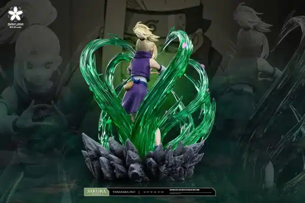 Naruto Sakura Studio Shino x Yamanaka Ino Resin Statue 6