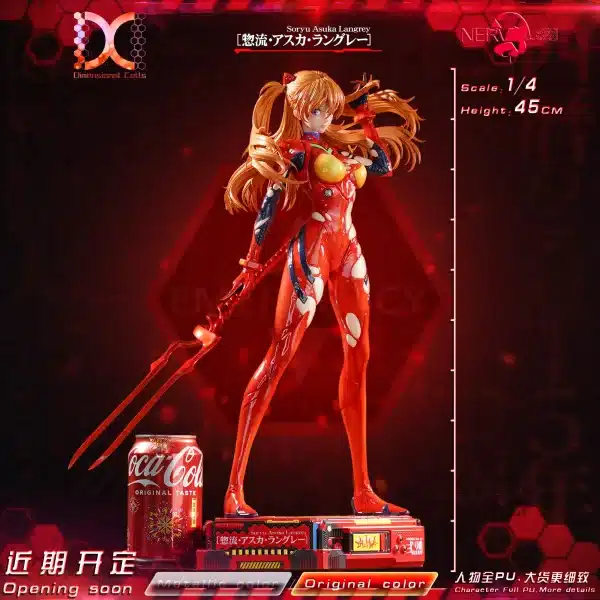 Neon Genesis Evangelion Dimensional Cells Studio Soryu Asuka Langley Resin Statue 2