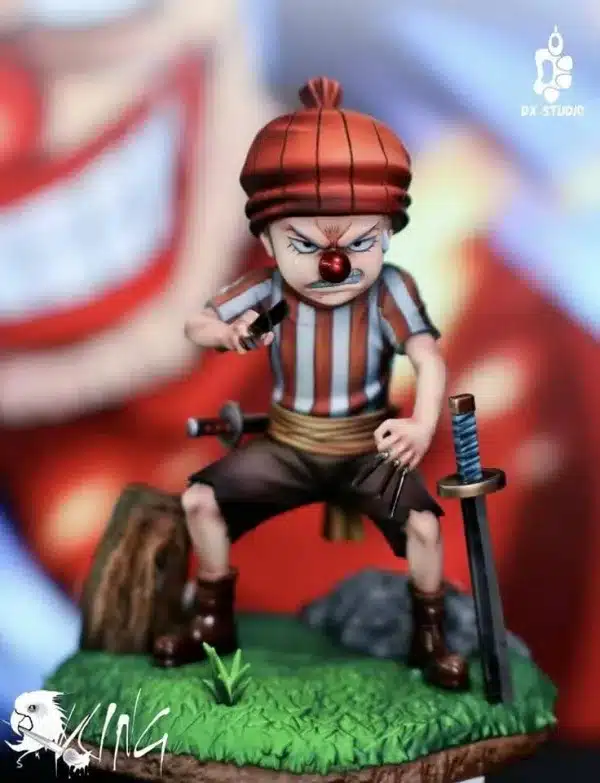One Piece DX Studio Childhood Buggy x Law x Blackbeard Resin Statue 3