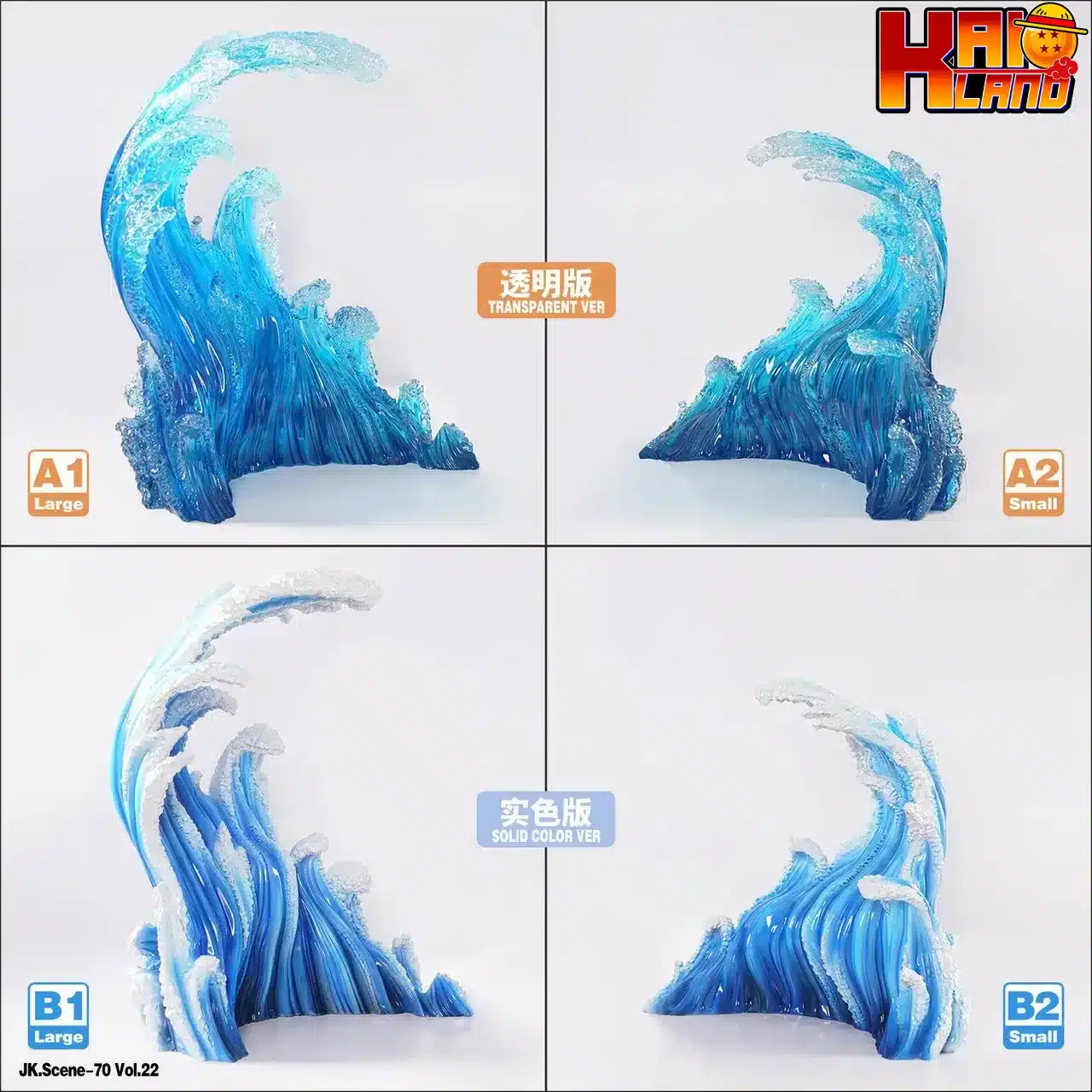 One Piece Jacksdo Studio Sea wave Figurines Accessories Resin Statue