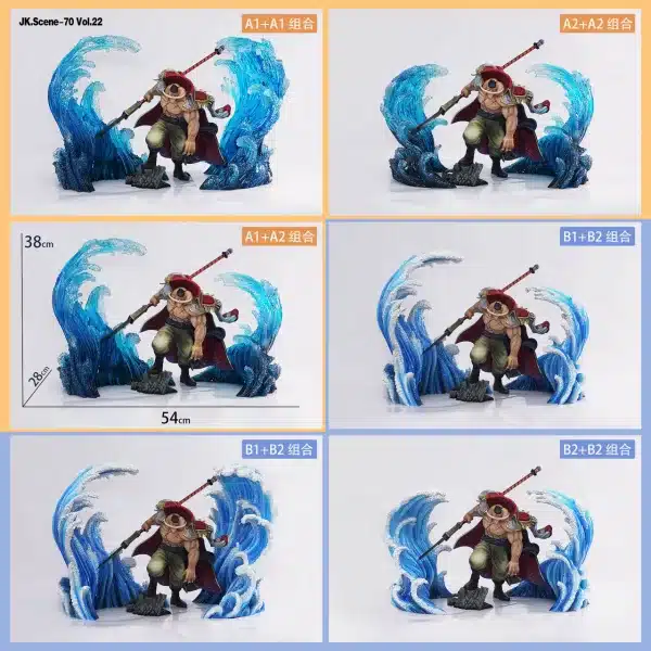 One Piece Jacksdo Studio Sea wave Figurines Accessories Resin Statue 3