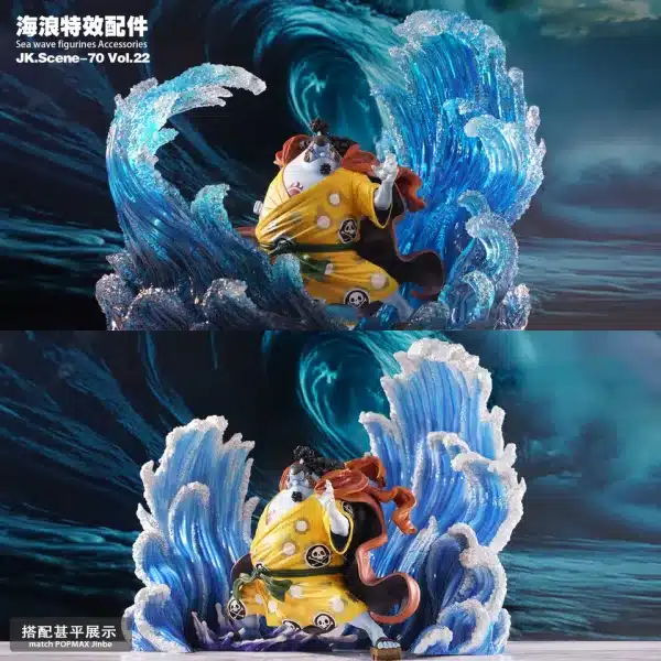 One Piece Jacksdo Studio Sea wave Figurines Accessories Resin Statue 6