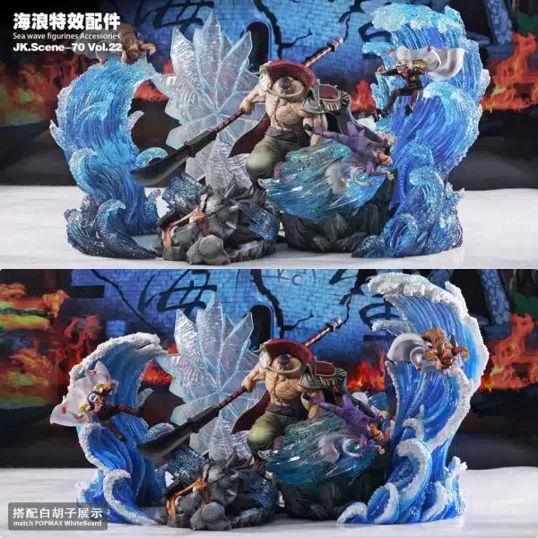 One Piece Jacksdo Studio Sea wave Figurines Accessories Resin Statue 7