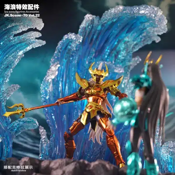 One Piece Jacksdo Studio Sea wave Figurines Accessories Resin Statue 9