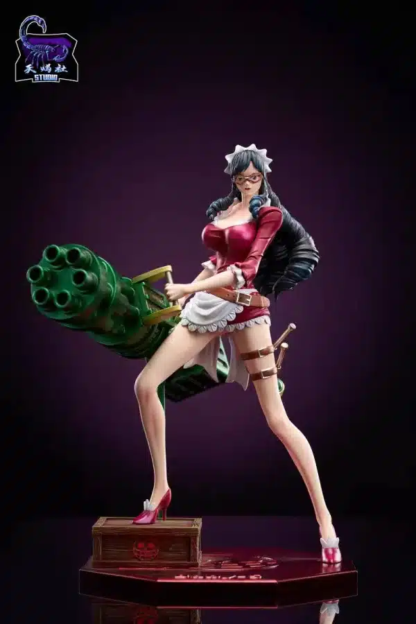 One Piece New Century Studio Donquixote Pirates Baby5 X Monet X Kyuin X Caesar Clown Resin Statue 6