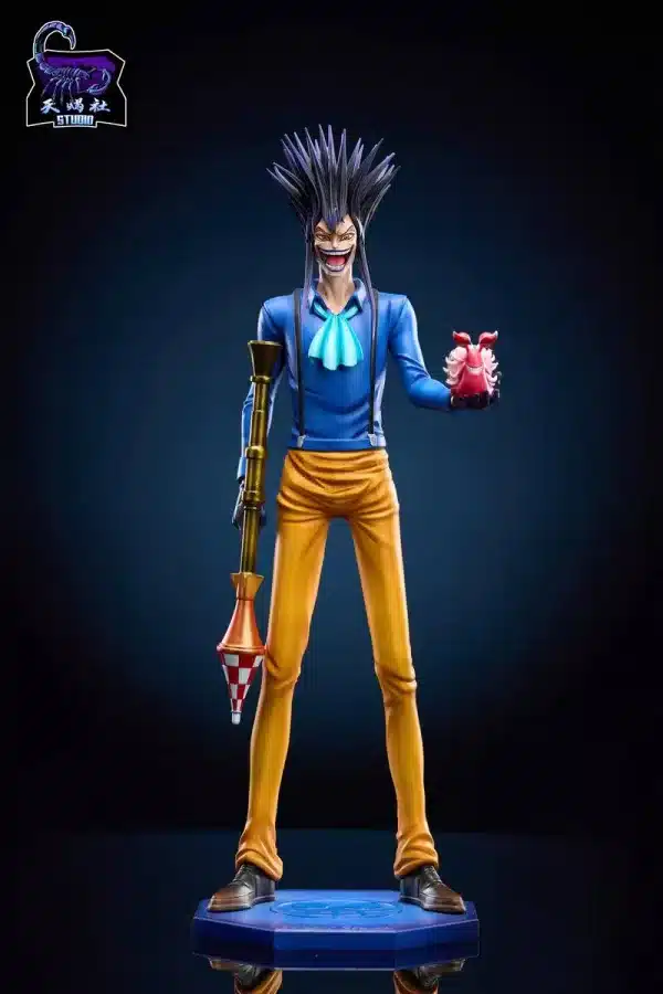 One Piece New Century Studio Donquixote Pirates Baby5 X Monet X Kyuin X Caesar Clown Resin Statue 8