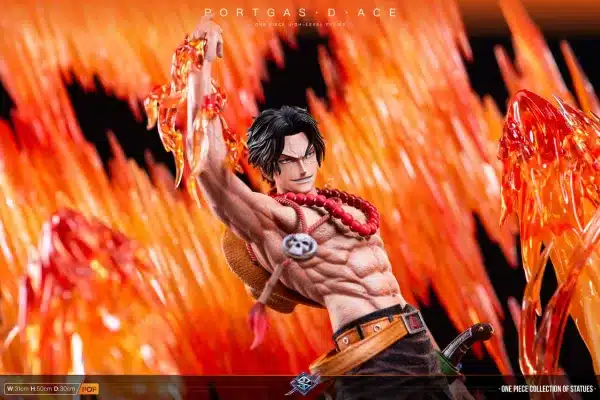 One Piece SXB Studio Portgas D Ace Resin Statue 2