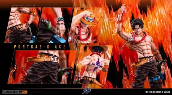 One Piece SXB Studio Portgas D Ace Resin Statue 9