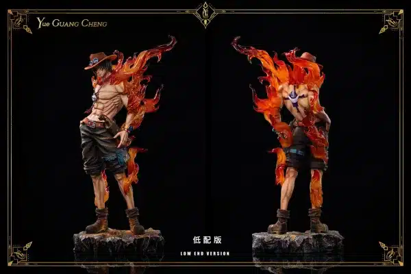 One Piece Yue Guang Cheng Studio Portgas D Ace Resin Statue 4