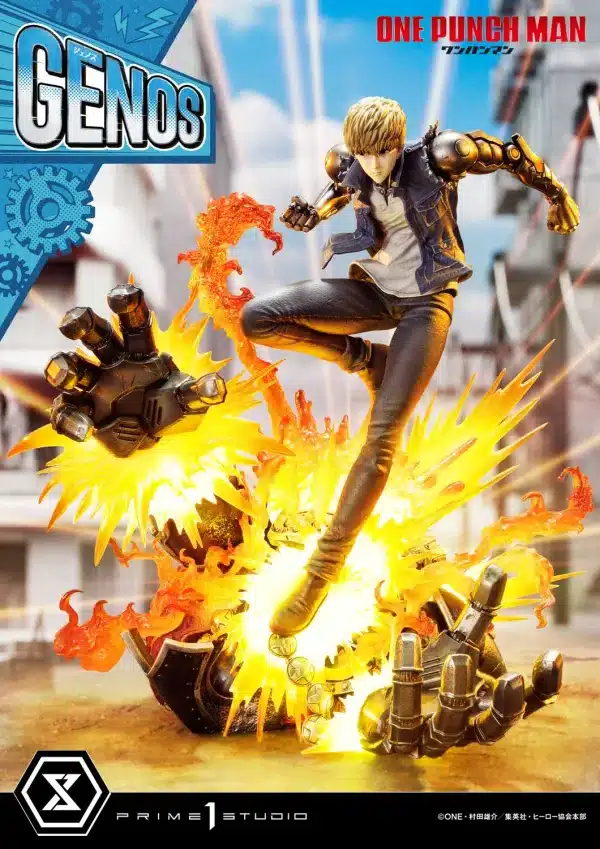 One Punch Man Prime 1 Studio Genos Licensed Resin Statue 1