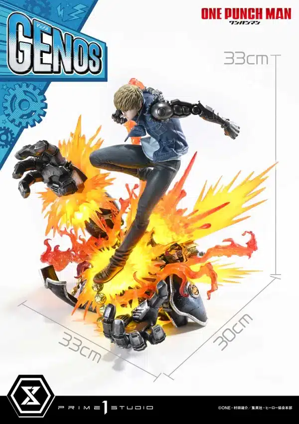 One Punch Man Prime 1 Studio Genos Licensed Resin Statue 2