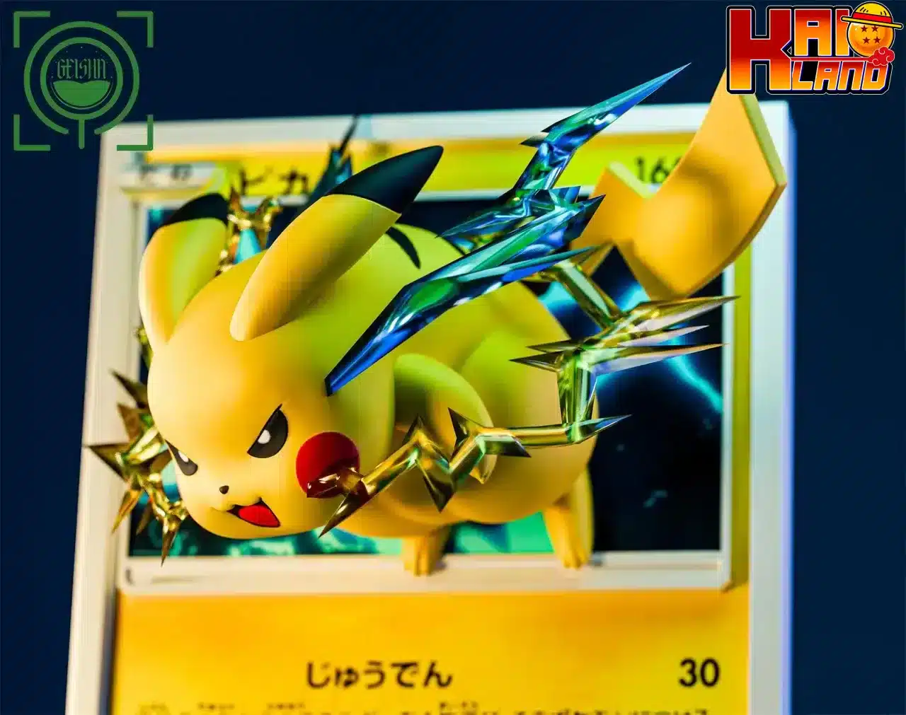 ポケモン芸者スタジオ ピカチュウカード V2 樹脂像 - カイオランド