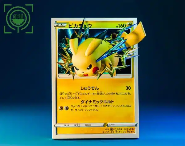 Pokemon Geisha Studio Pikachu Card V2 Resin Statue 3