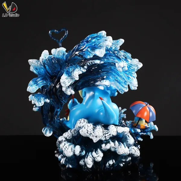 Pokemon LD StudioFeraligatr Evolution Group Resin Statue 4 1