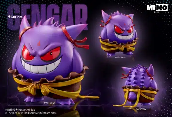 Pokemon Mimo Studio Gengar Cos Nezha Resin Statue 2