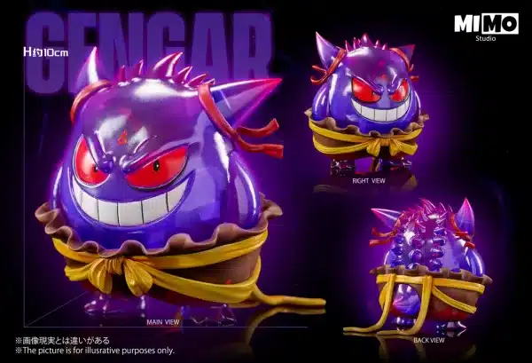 Pokemon Mimo Studio Gengar Cos Nezha Resin Statue 3