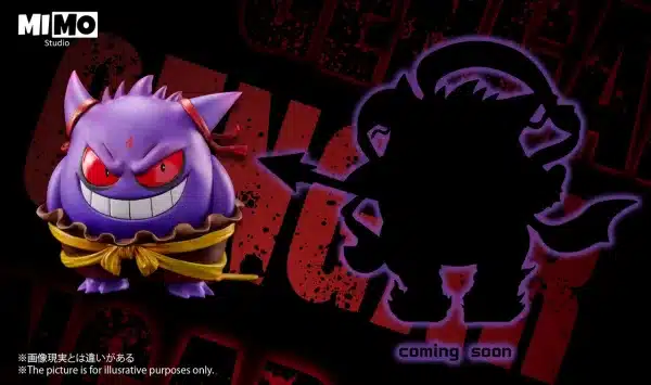 Pokemon Mimo Studio Gengar Cos Nezha Resin Statue 5