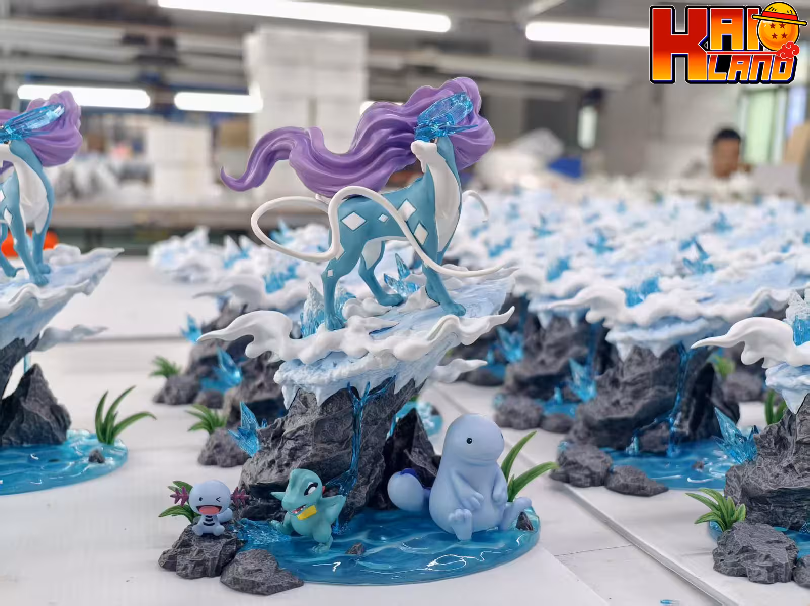 Pokemon Smile Studio Suicune Ecology Resin Statue